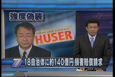 ヒューザーの強度偽装