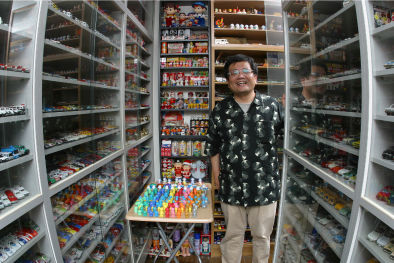 森永卓郎のミニカーコレクション