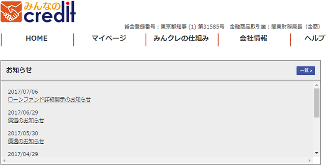 みんなのクレジットの終焉