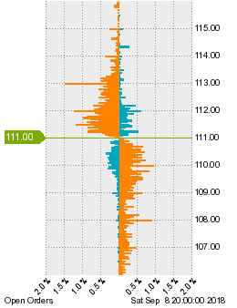 未決済の注文状況