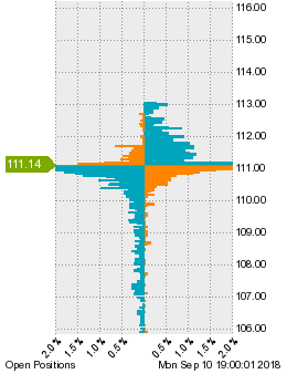 未決済のポジション状況