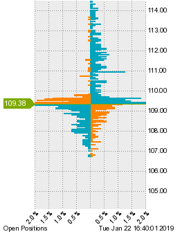 未決済のポジション状況