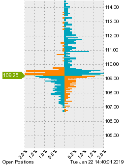 未決済のポジション状況