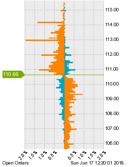 未決済の注文状況