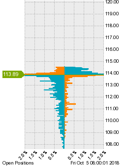 未決済のポジション状況