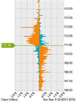 未決済の注文状況