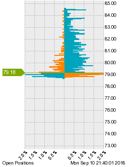 未決済のポジション状況