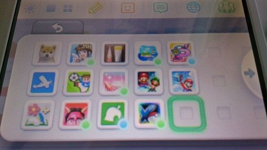 ソフトアイコンをならべてコレクション