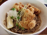 「ぶっかけ冷やし鶏唐揚げそば」