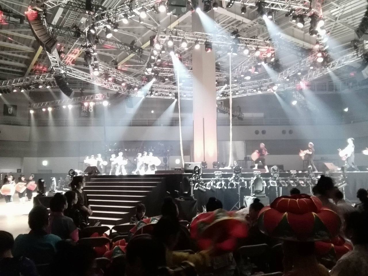 琉球國祭太鼓のリハ