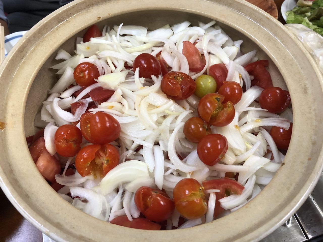トマトと玉ねぎ