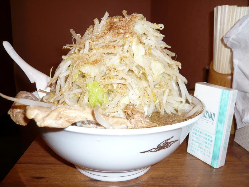 和風らーめん特盛(野菜大盛)750円