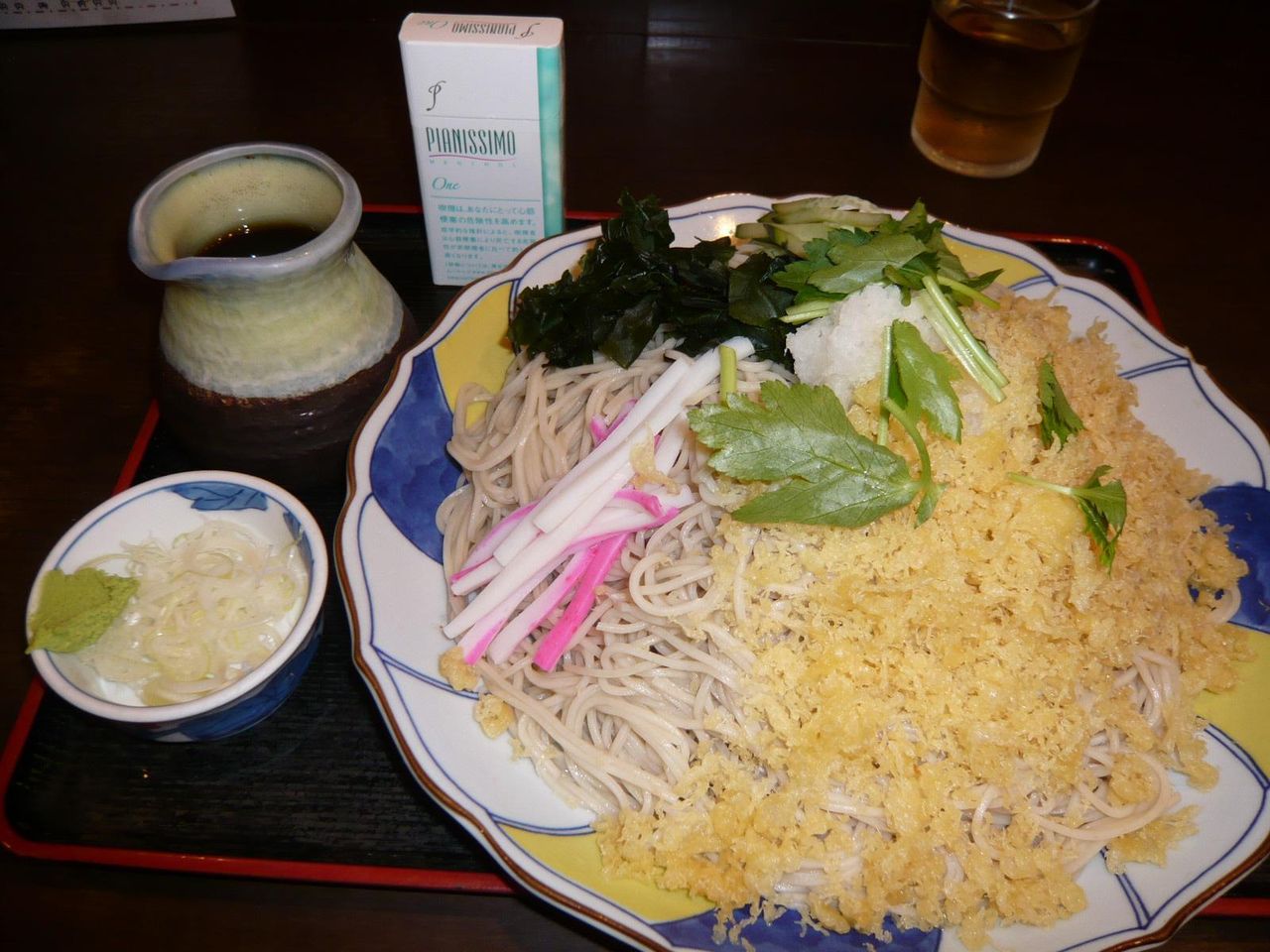 冷やしたぬき大盛950円・・・デカ盛りです!