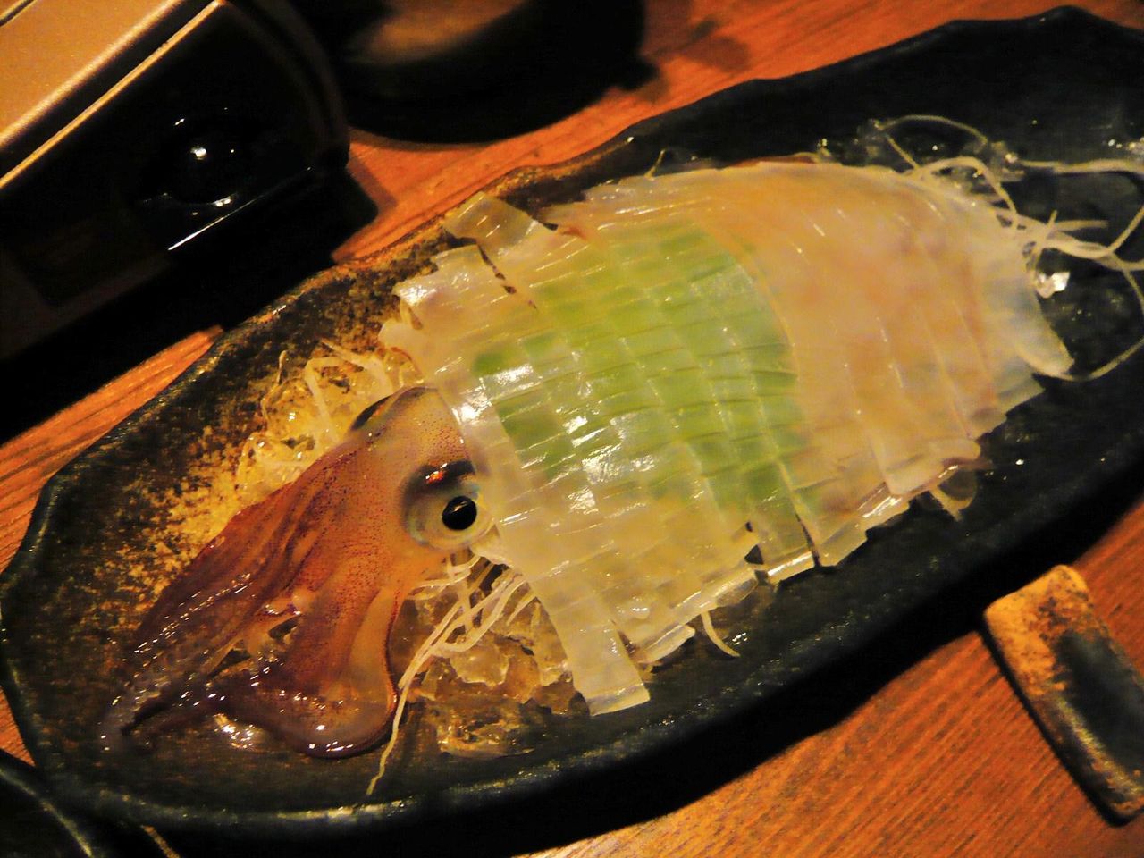 活イカ姿造り1,050円