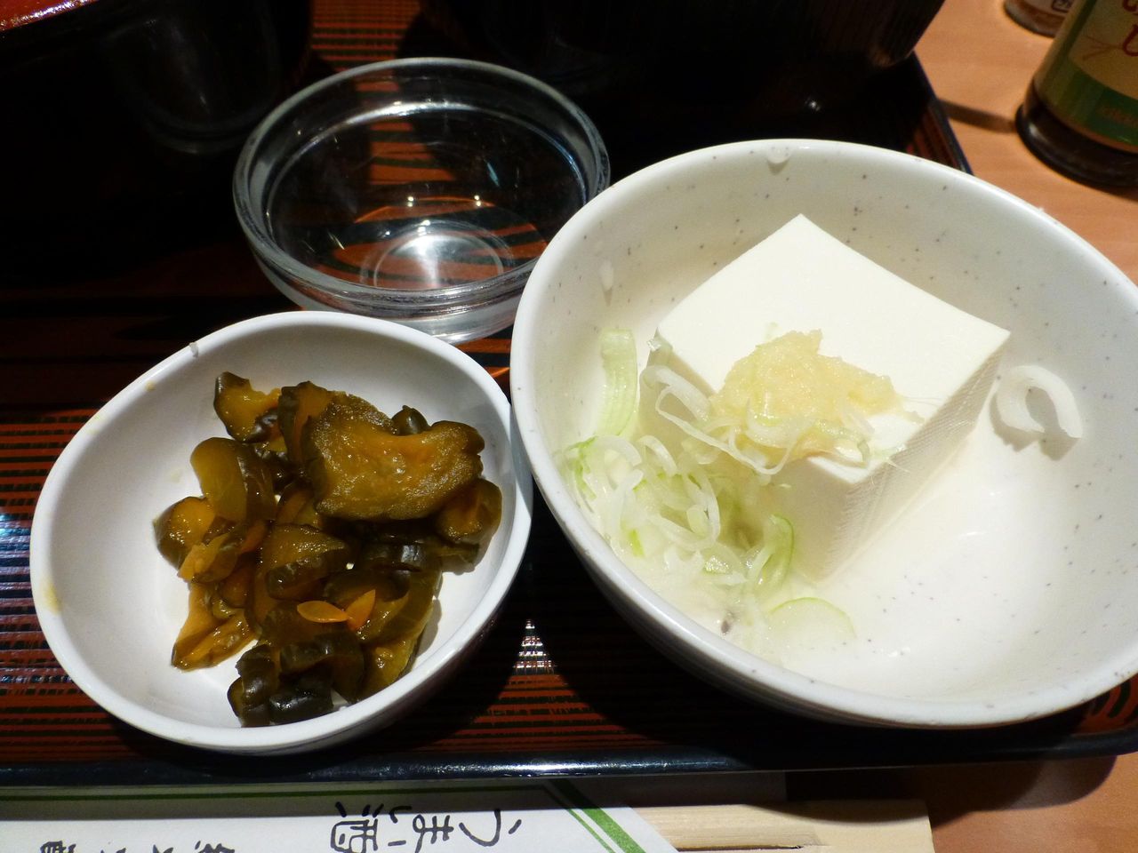 冷奴とキューちゃんも付いてます!
