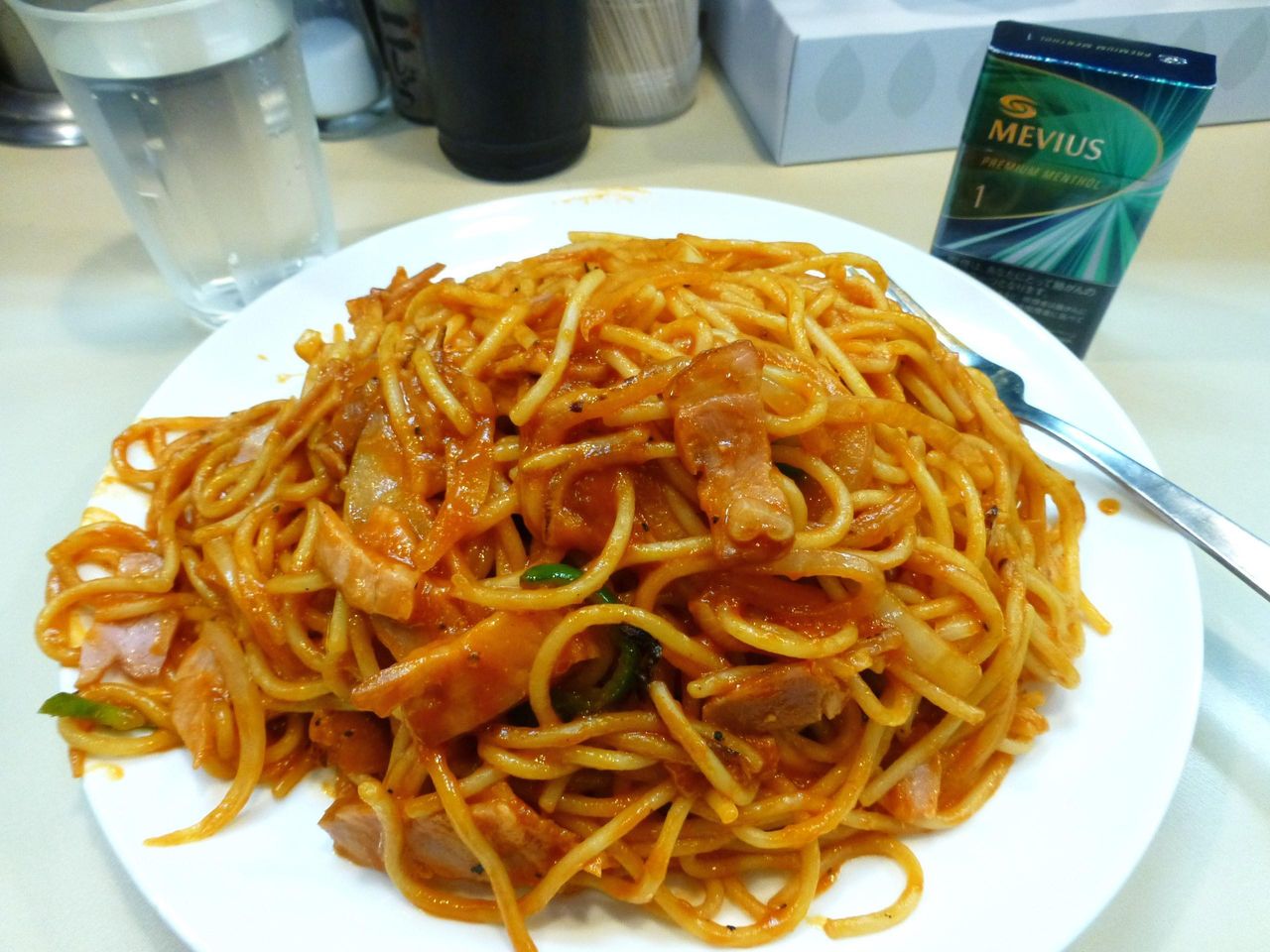やわらかい麺を甘めのケチャップで炒めてあります!