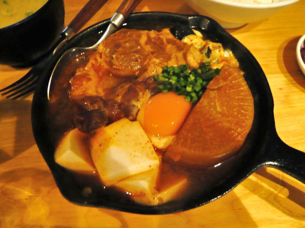 スンドゥブ風煮込みコマトン定食1,100円