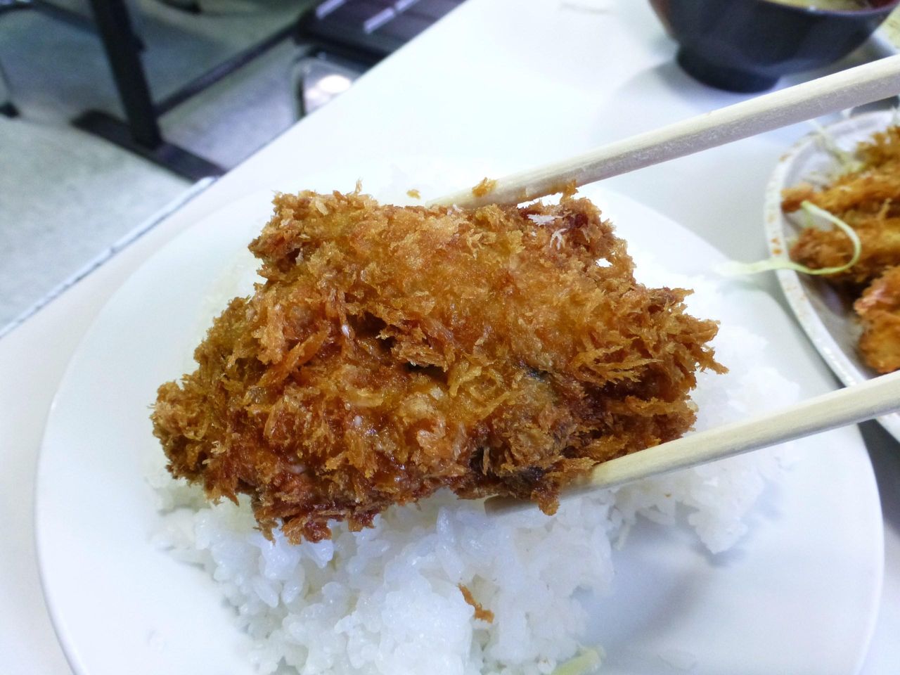 巨大なカキフライ!