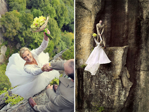 【画像】結婚式も凄い!エクストリームウェディング!!の画像(9枚目)