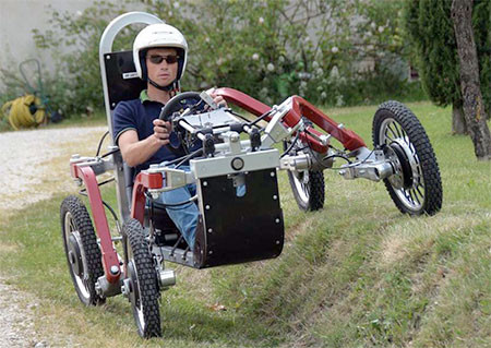 走破性抜群!完全に四輪が独立したカートのような四輪車が凄い!!の画像(9枚目)