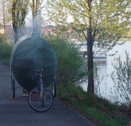 自転車サウナ10