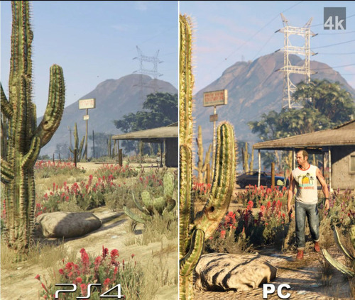 PS4とパソコンのグラフィックを同じゲームで比較した結果!!の画像(1枚目)