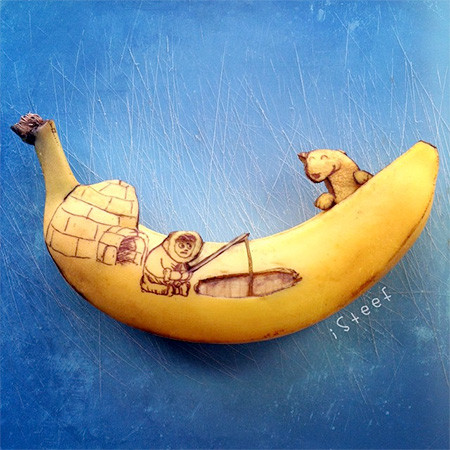 【画像】バナナに絵を描くアートがさらに進化しているwwの画像(11枚目)