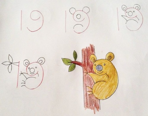 数字から動物ができる!そんなほのぼのした画像!!の画像(5枚目)