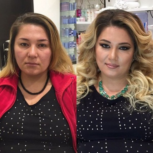 女性の化粧前、化粧後の画像の数々_20