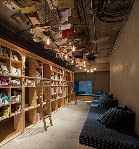 本屋と宿泊施設が合体したホテルが魅力的!!の画像(3枚目)