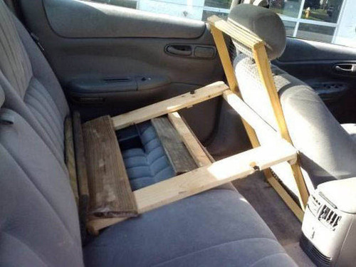 【画像】修理方法が驚異的に雑すぎて、凄いことになってる自動車の数々!!の画像(5枚目)