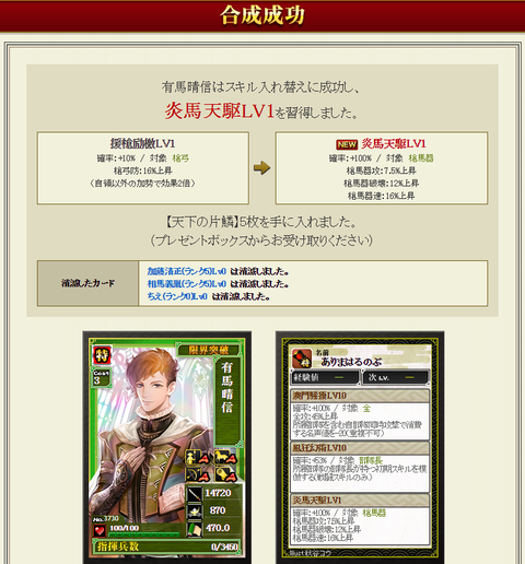有馬合成②・・・炎馬