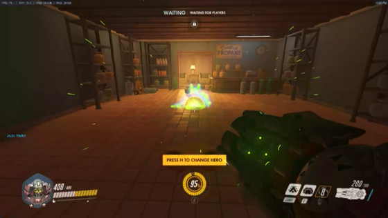 【オーバーウォッチ】オリーサの重力弾に掛かれば綺麗な部屋も一瞬で・・・