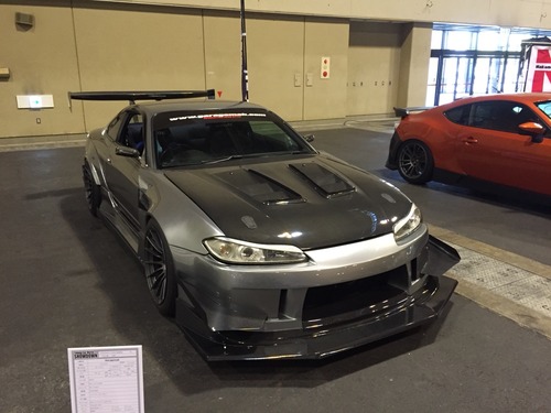 ガレージマック　シルビアS15 リアフェンダー S15 シルビア TYPE6GT サイドステップ リアフェンダータイプ2