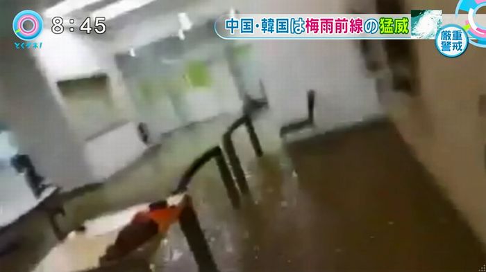 とくダネ!韓国の大学の雨漏りのキャプチャ12