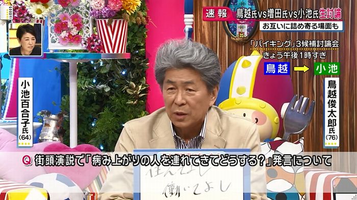 バイキング鳥越俊太郎のキャプ1