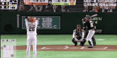 江越3球三振→福留「…」鳥谷「…」