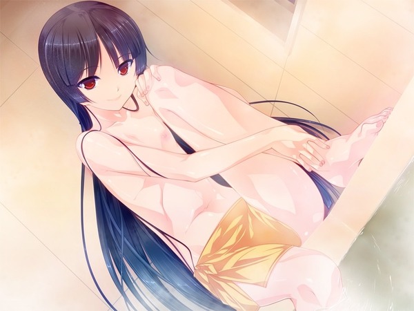 お風呂で全裸　スケベな部分見放題な美少女のお風呂画像