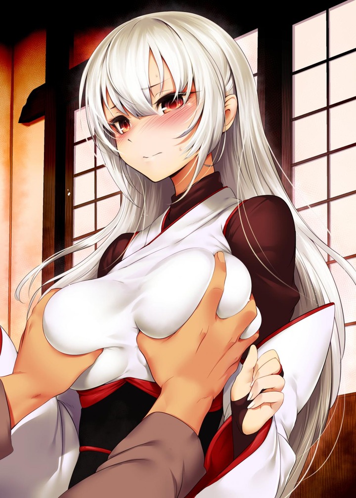 おっぱい揉まれてる女の子のエロ画像ください!!