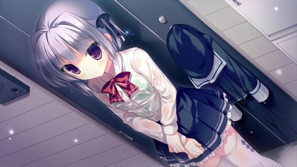 服が透け透けになっていろいろ見えてはいけないものが見えてしまってるエロ画像