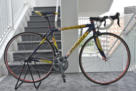 SPECIALIZED FESTINA ジャンク　訳あり SPECIALIZED(S-WORKS) FESTINA SIZE52 : 自転車のギヤは9速