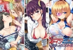 小説「奴隷の私と王女様〜異世界で芽吹く百合の花〜」、小説「コワレモノ:璃沙 〜家出娘と爛れた夏〜」の表紙と、PCゲーム「変幻装姫シャインミラージュ 敗北へのカウントダウン」のビジュアル