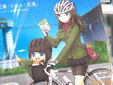 ガールズ&パンツァーの大洗巡礼、ごはんと自転車のほん