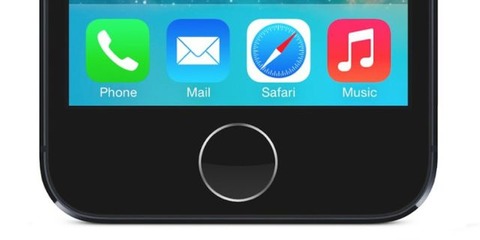 iPhone5sのホームボタン
