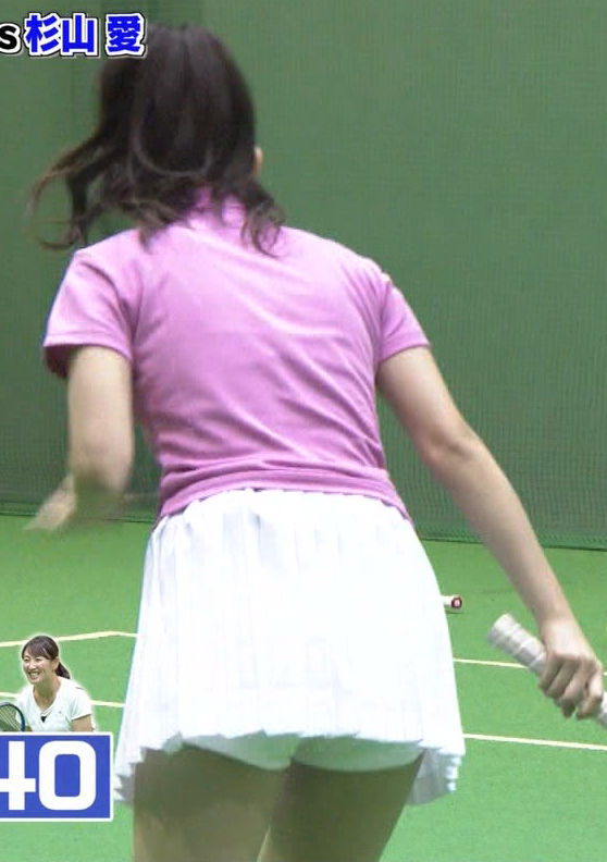 元℃-ute鈴木愛理(23)の見せパンだが抜けるパンチラテニスのエロキャプww【エロ画像】
