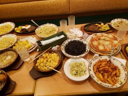 大量食べ残し
