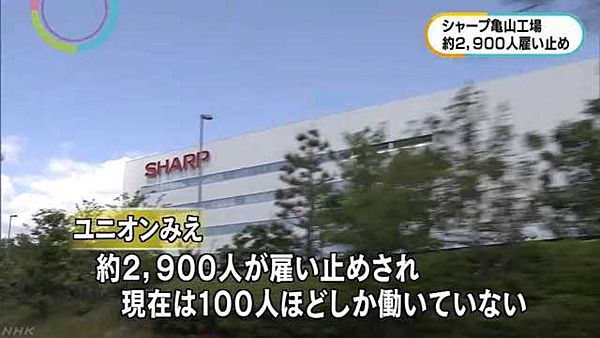 【外国人労働者】シャープ亀山工場で雇い止め2900人 派遣会社を告発=人手不足じゃなかったのか?