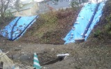 崖っぷち工事