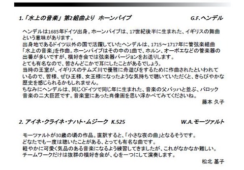 プログラム解説 ホーンパイプ アイネク
