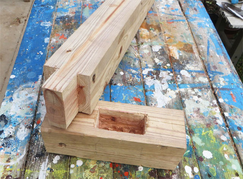 DIY 農小屋を建てるために、「木組み」の練習をしています : 晴耕雨読  